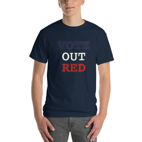 VOTE OUT RED  Short-Sleeve T-Shirt