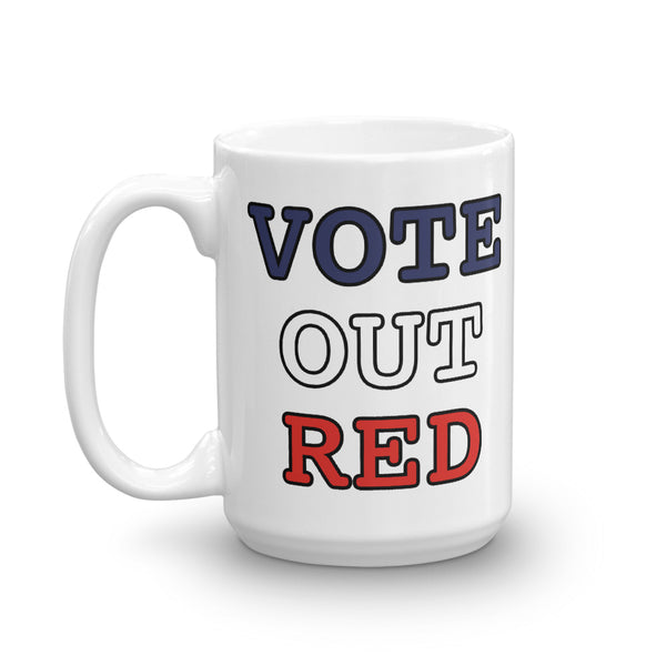 VOTE OUT RED  Mug