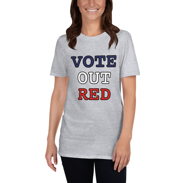 VOTE OUT RED  Short-Sleeve Unisex T-Shirt
