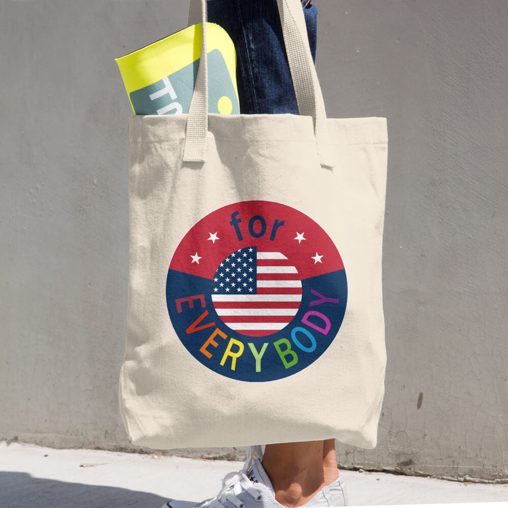 America for Everybody Cotton Tote Bag